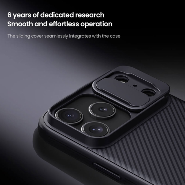 Maska za iPhone 17 Pro Max Nillkin CamShield Pro Magnetic crna - 620522