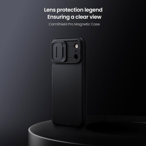 Maska za iPhone 17 Pro Max Nillkin CamShield Pro Magnetic crna - 620522