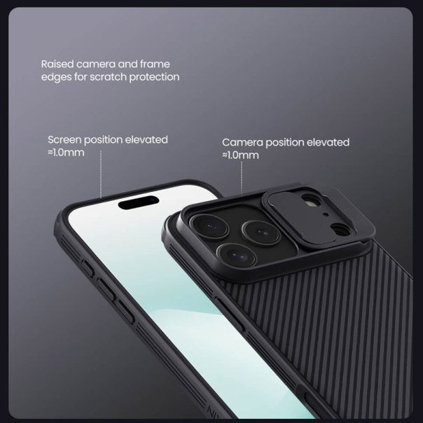 Maska za iPhone 17 Pro Max Nillkin CamShield Pro Magnetic crna - 620522