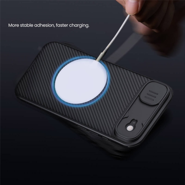 Maska za iPhone Air Nillkin CamShield Pro Magnetic crna - 620519