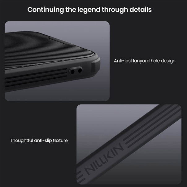 Maska za Samsung A36/ A366B Nillkin CamShield Pro Magnetic crna - 616144