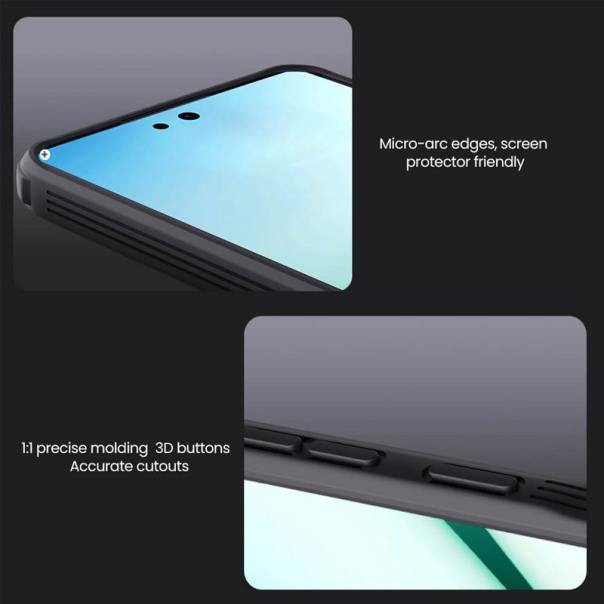 Maska za Samsung A36/ A366B Nillkin CamShield Pro Magnetic crna - 616144