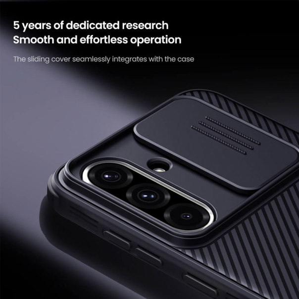 Maska za Samsung A36/ A366B Nillkin CamShield Pro Magnetic crna - 616144