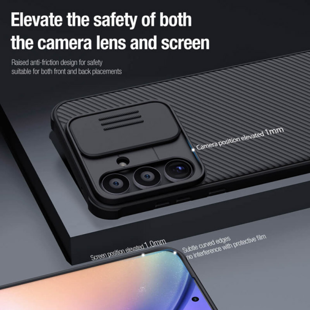 Maska za Samsung A55 5G/ A556B Nillkin CamShield Pro Magnetic crna - 611198