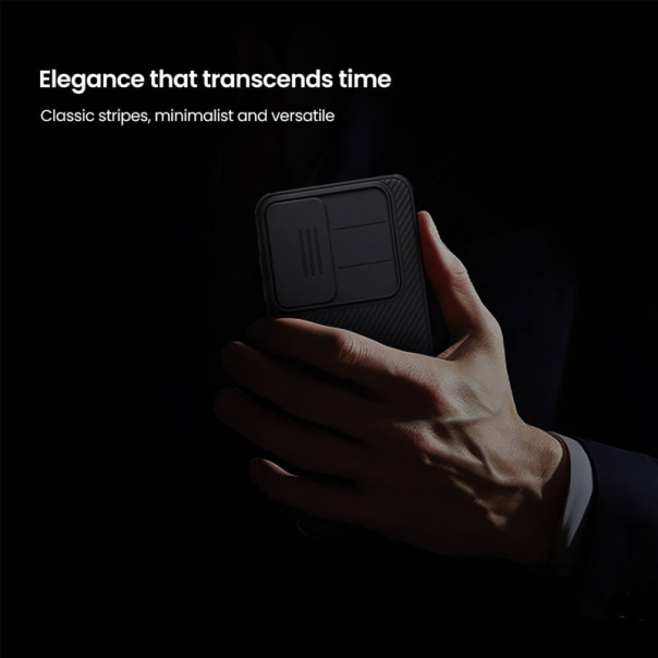 Maska za Samsung A56 5G/ A566B Nillkin CamShield Pro Magnetic crna - 617139