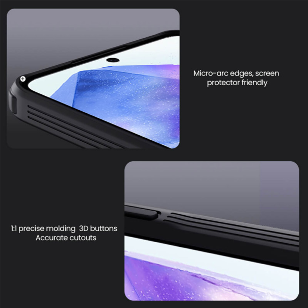 Maska za Samsung A56 5G/ A566B Nillkin CamShield Pro Magnetic crna - 617139