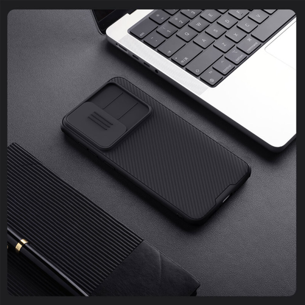 Maska za Samsung A56 5G/ A566B Nillkin CamShield Pro Magnetic crna - 617139