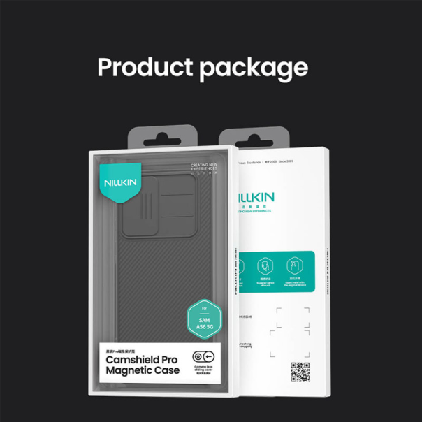 Maska za Samsung A56 5G/ A566B Nillkin CamShield Pro Magnetic crna - 617139