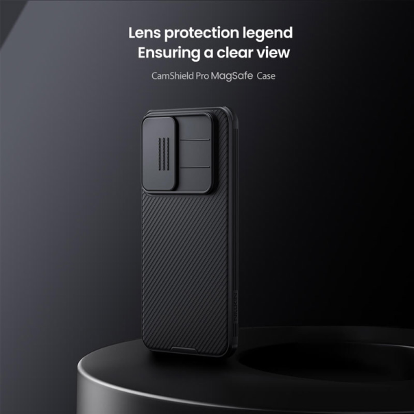 Maska za Samsung A56 5G/ A566B Nillkin CamShield Pro Magnetic crna - 617139