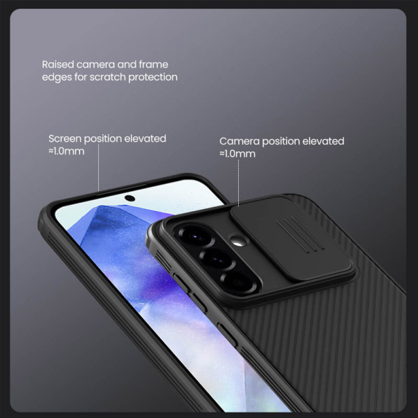 Maska za Samsung A56 5G/ A566B Nillkin CamShield Pro Magnetic crna - 617139