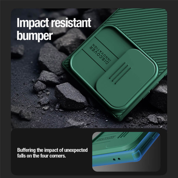 Maska za Samsung S24 Ultra/ S928B Nillkin CamShield Pro Magnetic crna - 607693