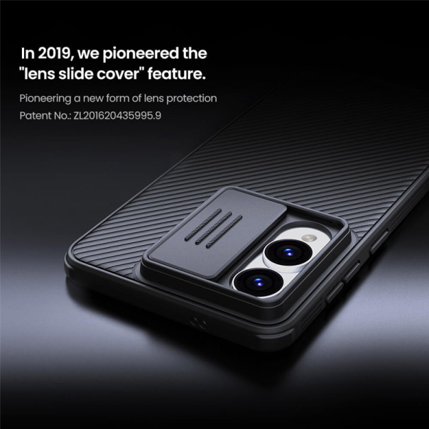 Maska za Samsung S25 Edge Nillkin CamShield Pro Magnetic crna - 617382