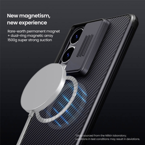 Maska za Samsung S25 Edge Nillkin CamShield Pro Magnetic crna - 617382