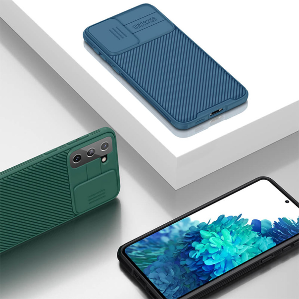 Maska za Samsung S21 Plus/ G99B / S30 Plus Nillkin CamShield Pro plava - 049934