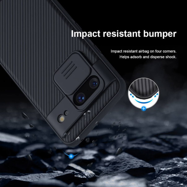 Maska za Google Pixel 8 Nillkin CamShield Pro crna - 604107