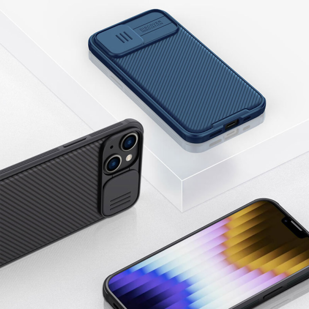 Maska za iPhone 14 Plus Nillkin CamShield Pro plava - 203464