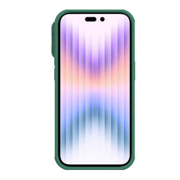 Maska za iPhone 14 Pro Nillkin CamShield Pro tamno zelena - 203465