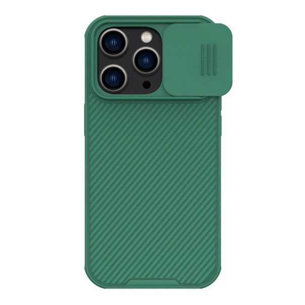 Maska za iPhone 15 Pro Nillkin CamShield Pro zelena - 604104