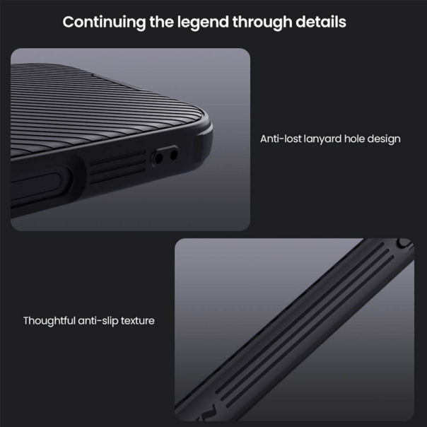 Maska za iPhone 16 Pro Nillkin CamShield Pro zlatna - 614482