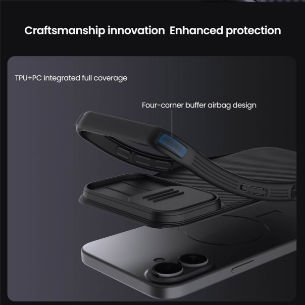 Maska za iPhone 17 Nillkin CamShield Pro plava - 620510