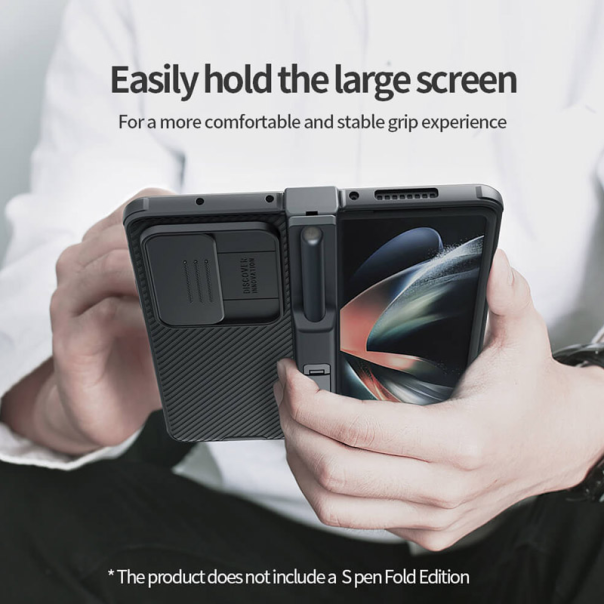 Maska za Samsung Galaxy Z Fold 4 5G Nillkin Camshield Pro zelena (sa slotom za olovku i stalak) - 603646