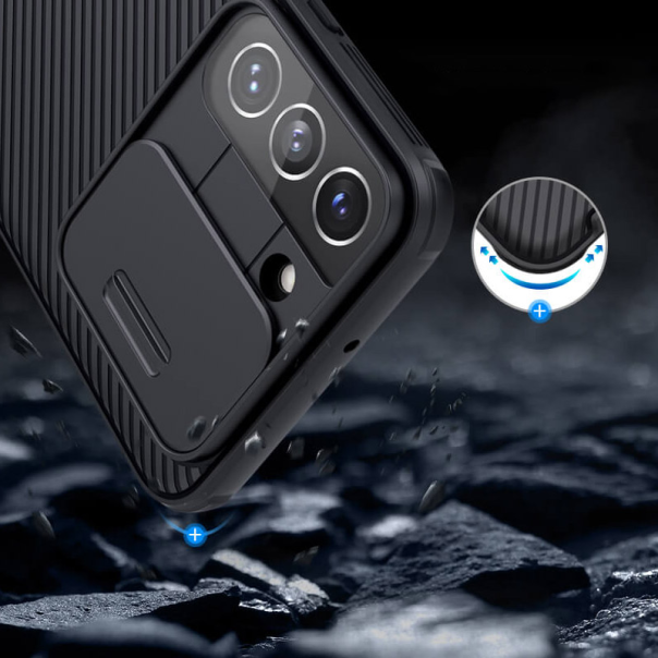 Maska za Samsung S22 Plus/ S906B Nillkin CamShield Pro plava - 055921