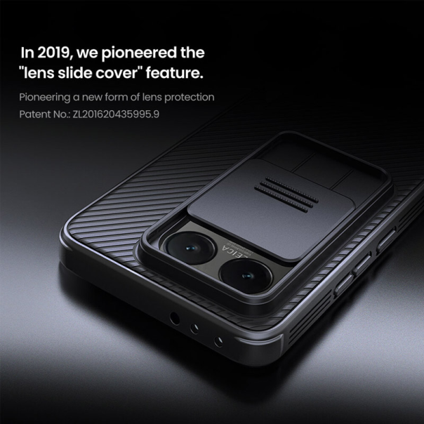 Maska za Xiaomi 14T Nillkin CamShield Pro crna - 614483