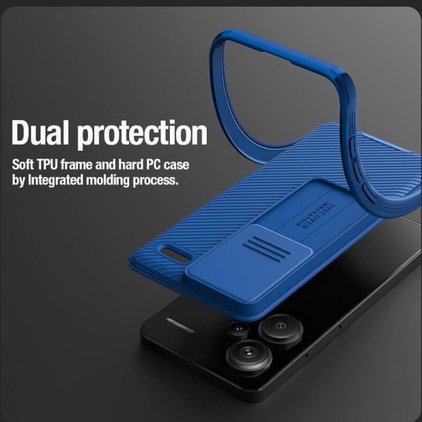 Maska za Xiaomi Redmi Note 13 Pro Plus (EU) 5G Nillkin CamShield Pro crna - 611554