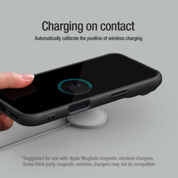 Maska za iPhone 16 Pro Nillkin CamShield Prop Magnetic crna - 513529