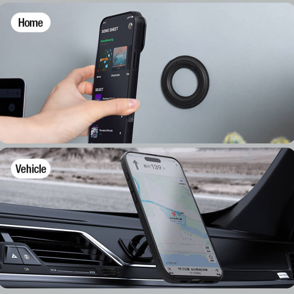 Maska za iPhone 17 Pro Nillkin CamShield Prop Magnetic crna - 620501