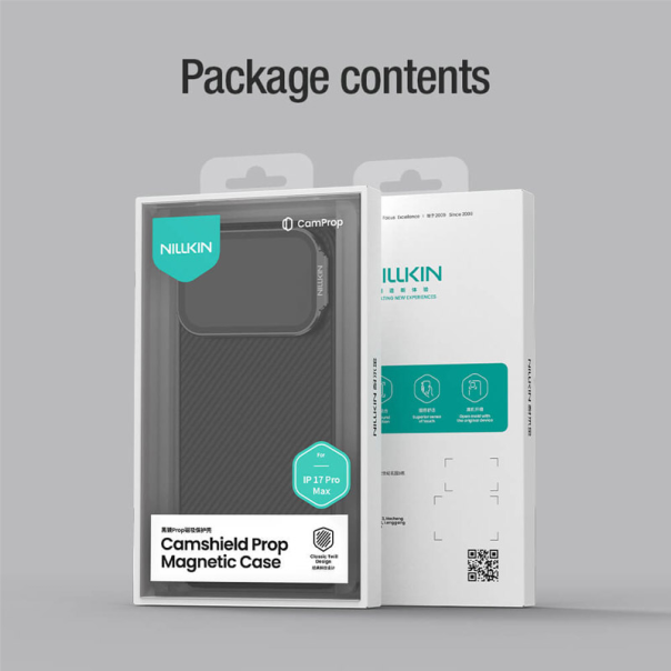 Maska za iPhone 17 Pro Nillkin CamShield Prop Magnetic crna - 620501