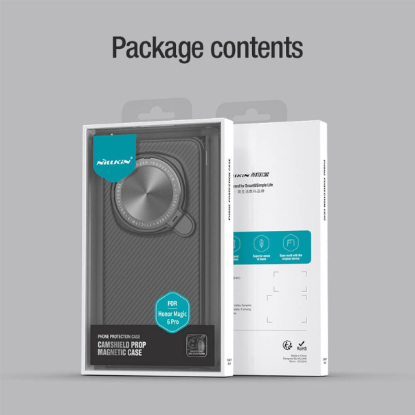 Maska za Honor Magic 6 Pro Nillkin CamShield Prop crna - 611088