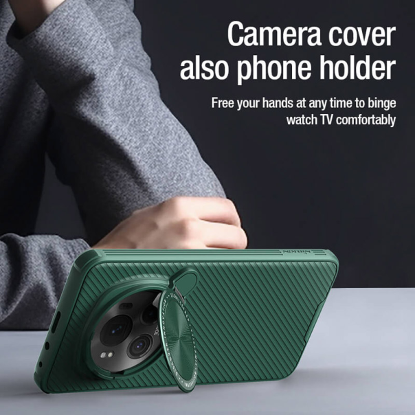 Maska za Honor Magic 6 Pro Nillkin CamShield Prop crna - 611088