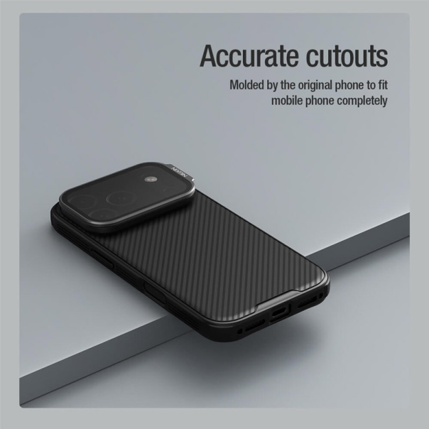 Maska za iPhone 17 Pro Nillkin CamShield Prop crna - 620499