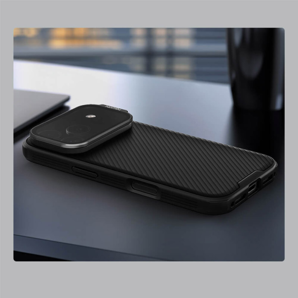 Maska za iPhone 17 Pro Max Nillkin CamShield Prop crna - 620500