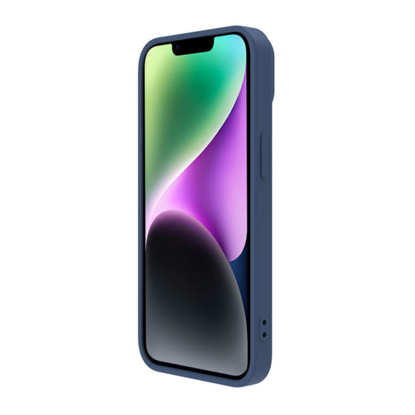Maska za iPhone 14 Plus plava Nillkin CamShield Silky Magnetic - 057916