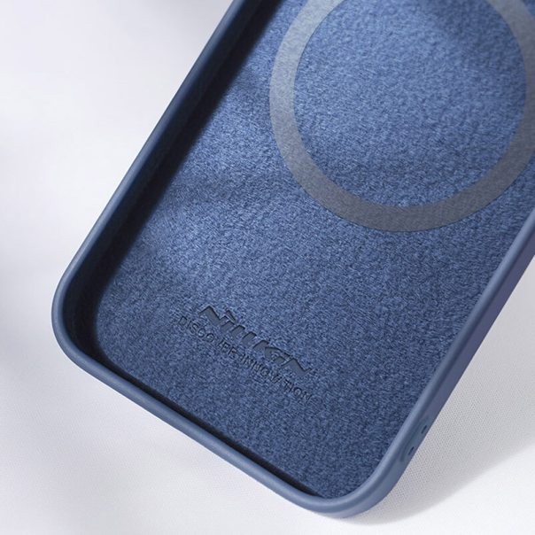 Maska za iPhone 14 Plus plava Nillkin CamShield Silky Magnetic - 057916