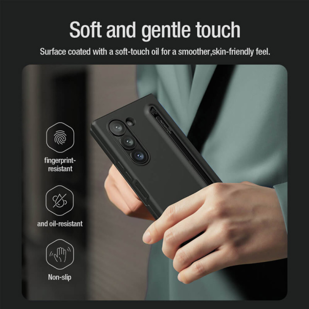 Maska za Samsung Z Fold 6/F956B Nillkin Flex pure crna - 614130