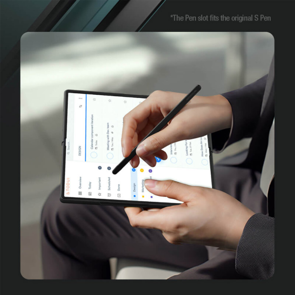 Maska za Samsung Z Fold 6/F956B Nillkin Flex pure crna - 614130