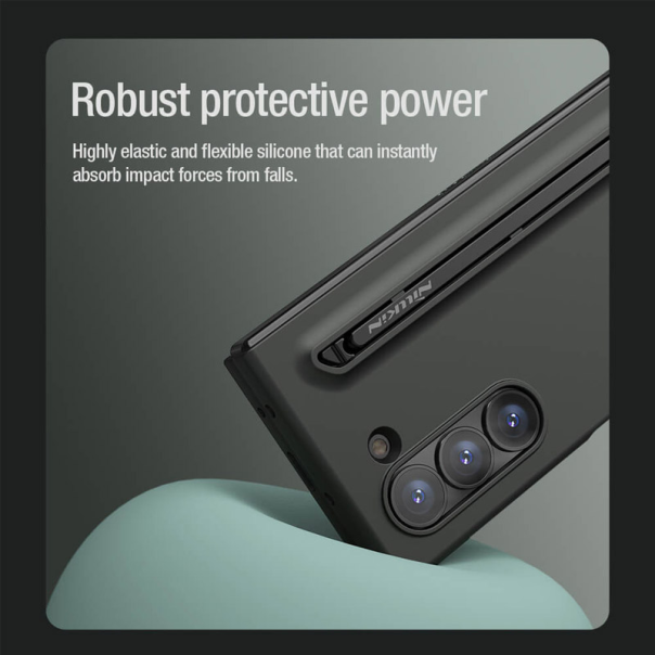 Maska za Samsung Z Fold 6/F956B Nillkin Flex pure crna - 614130