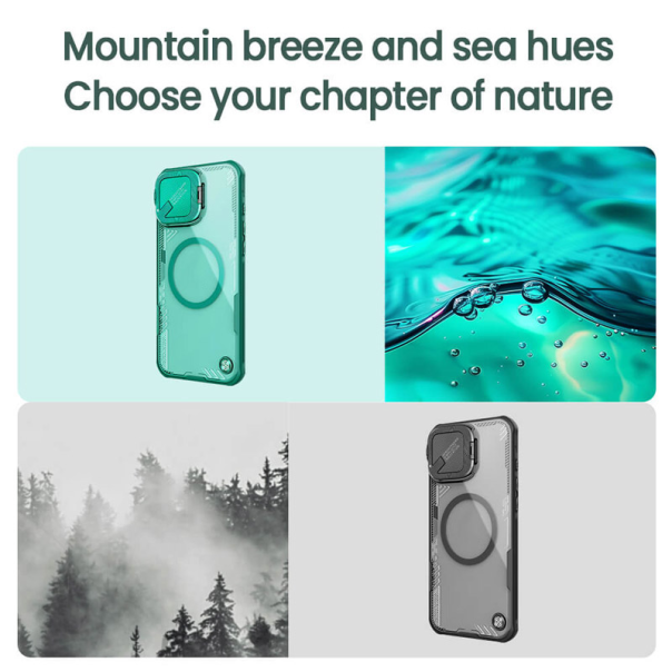 Maska za iPhone 16 Pro Max Nillkin Iceblade Prop Magnetic zelena - 613598