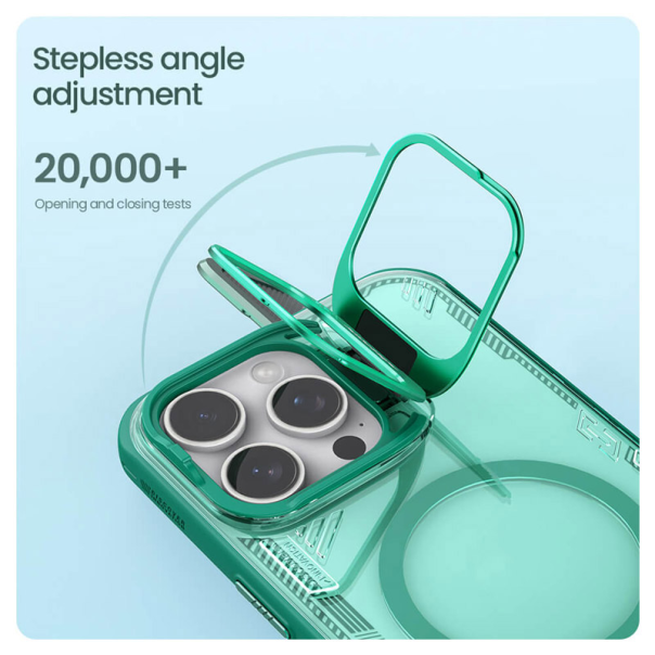 Maska za iPhone 16 Pro Max Nillkin Iceblade Prop Magnetic zelena (sa otvorom za kameru) - 613600