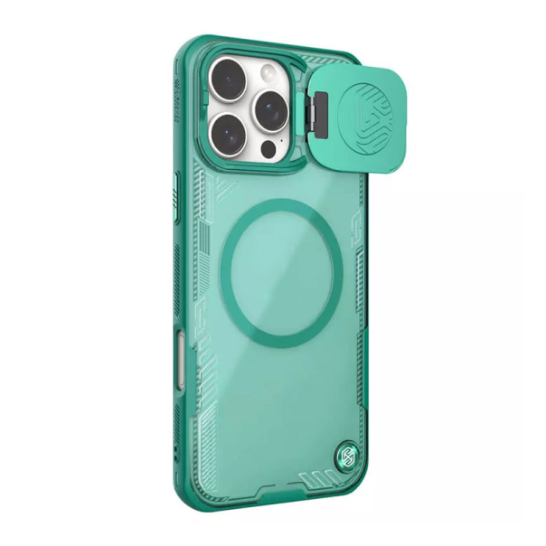 Maska za iPhone 16 Pro Nillkin Iceblade Prop Magnetic zelena - 613597