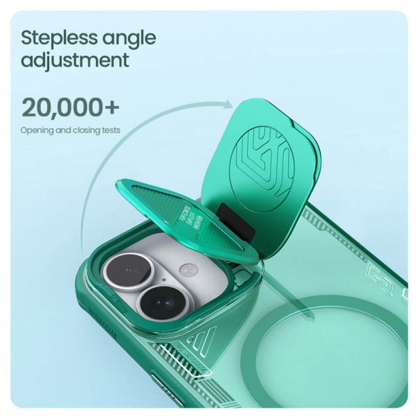 Maska za iPhone 16 Pro Nillkin Iceblade Prop Magnetic zelena - 613597