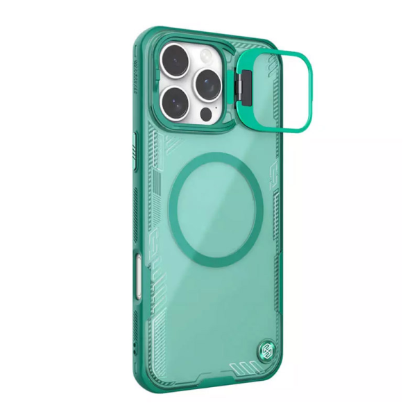 Maska za iPhone 16 Pro Nillkin Iceblade Prop Magnetic zelena (sa otvorom za kameru) - 613599