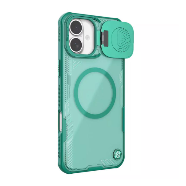 Maska za iPhone 16 Nillkin Iceblade Prop Magnetic zelena - 613596