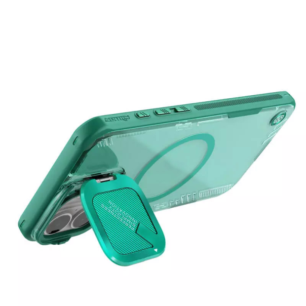 Maska za iPhone 16 Nillkin Iceblade Prop Magnetic zelena - 613596