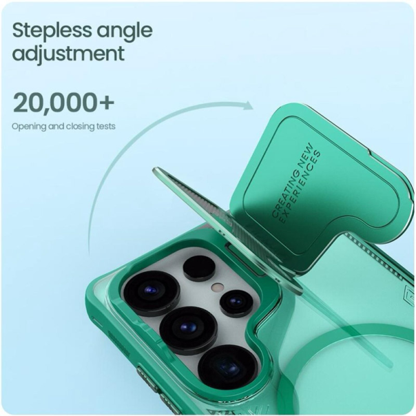 Maska za Samsung S25 Ultra/ S938B Nillkin Iceblade Prop Magnetic zelena - 615752