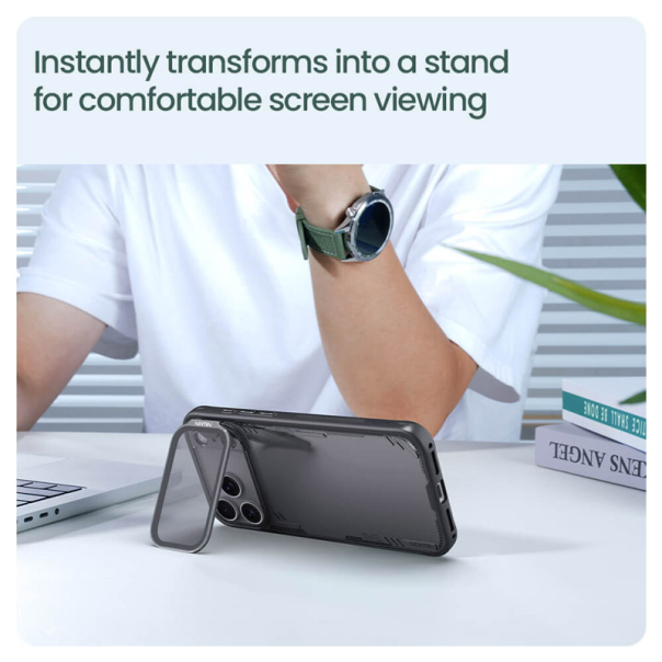 Maska za iPhone 17 Pro Max Nillkin Iceblade Prop crna (sa otvorom za kameru) - 622130