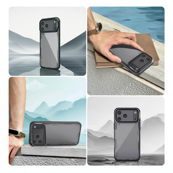 Maska za iPhone 17 Pro Max Nillkin Iceblade Prop crna (sa otvorom za kameru) - 622130